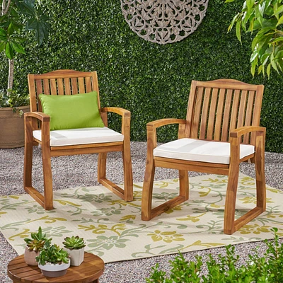 Christopher Knight Home Della Wood Acacia Armchair