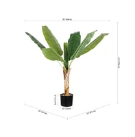 Safavieh Faux Banana Leaf 40" Potted Tree