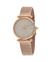 Just Cavalli Women's Animalier Rose Gold Dial Watch - JC1L085M0075