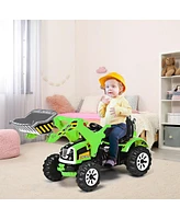 Skonyon 12V Battery Powered Kids Ride-on Dumper Truck