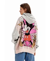 Desigual Women's Oversized jacquard Mickey Mouse sweatshirt