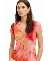 Desigual Women's Tulle resort T-shirt