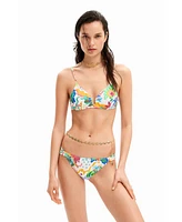 Desigual Women's Jungle design bikini bottoms