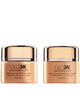 GLO24K Moisturizing 24k Gold Day and Night Cream