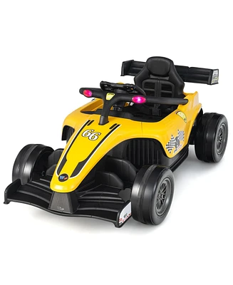 Skonyon 12V Kids Ride on Electric Formula Racing Car with Remote Control