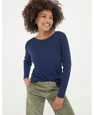 FatFace Women's Sophie Boat Neck Sweater