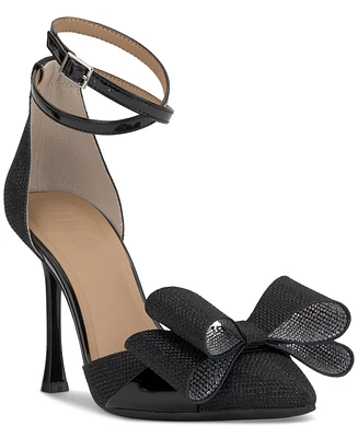 I.n.c. International Concepts Women's Saori Bow Ankle-Strap Pumps, Created for Macy's