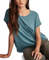 Lucky Brand Women's Short Sleeve Sandwash Dolman Tee