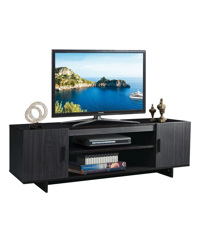 Gymax Modern Tv Stand Media Entertainment Center for Tv's up To 65'' w/Storage Cabinet