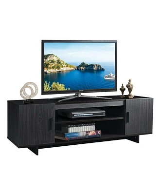 Gymax Modern Tv Stand Media Entertainment Center for Tv's up To 65'' w/Storage Cabinet