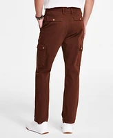 Club Room Men's Regular-Fit Stretch Cargo Pants, Created for Macy's