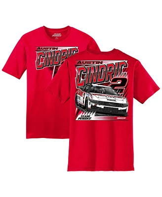 Team Penske Men's Red Austin Cindric Car T-Shirt