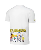 Freeze Max Men's White Hey Arnold Back to The '90s Regular Fit T-Shirt