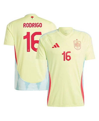 Adidas Men's Rodrigo Yellow Spain National Team 2024 Away Authentic Jersey