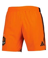 Adidas Men's Orange Houston Dynamo Fc 2023 Away Aeroready Authentic Shorts