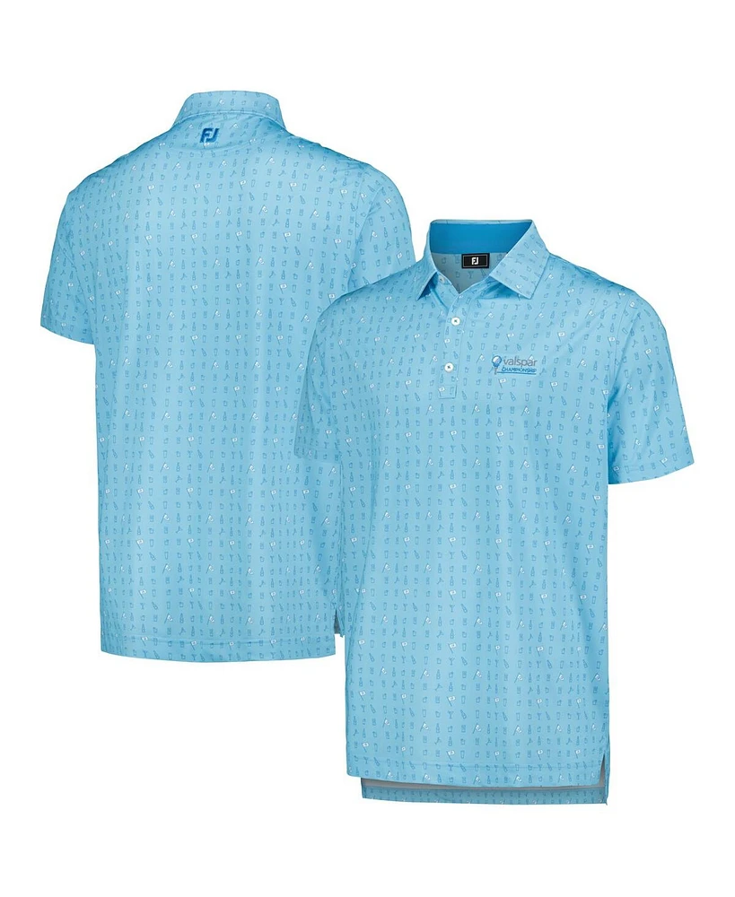 FootJoy Men's Light Blue Valspar Championship The 19th Hole Lisle ProDry Polo