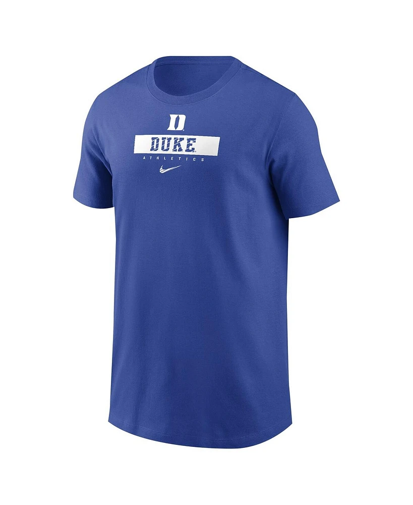 Nike Big Boys and Girls Royal Duke Blue Devils Athletics T-Shirt