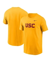 Nike Men's Gold Usc Trojans Primetime Evergreen Wordmark T-Shirt