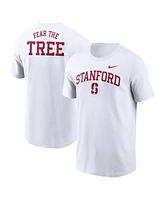 Nike Men's White Stanford Cardinal Blitz 2-Hit T-Shirt