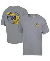 Comfortwash Men's Graphite Michigan Wolverines STATEment T-Shirt