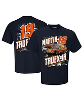 Joe Gibbs Racing Team Collection Men's Navy Martin Truex Jr Bass Pro Shops Patriotic T-Shirt