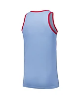 New Era Men's Light Blue Texas Rangers Jersey Ringer Tank Top