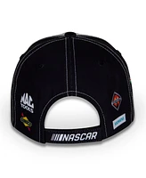 Checkered Flag Sports Men's White/Black Brad Keselowski BuildSubmarines.com Uniform Adjustable Hat