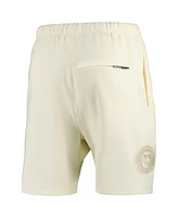 Pro Standard Men's Cream Milwaukee Brewers Neutral Fleece Shorts