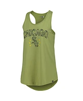 New Era Women's Olive Chicago White Sox Armed Forces Day Tank Top