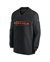 Nike Men's Black Cincinnati Bengals Sideline Pullover Wind Shirt