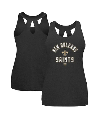 New Era Women's Black Orleans Saints 2024 Nfl Training Camp Tank Top