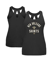 New Era Women's Black Orleans Saints 2024 Nfl Training Camp Tank Top