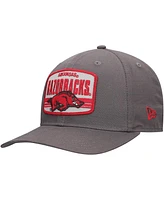 New Era Men's Charcoal Arkansas Razorbacks Team Elevated 9SEVENTY Adjustable Hat