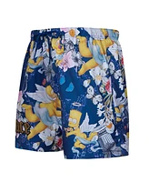 Freeze Max Men's Navy the Simpsons Peace Angels Woven Shorts