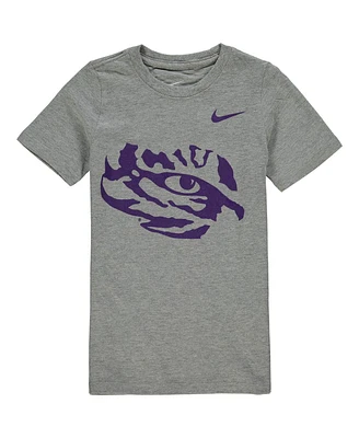 Nike Preschool Charcoal Lsu Tigers Logo T-Shirt