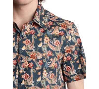 Paisley & Gray Men's Sawyer Slim-Fit Floral Paisley Button-Down Shirt