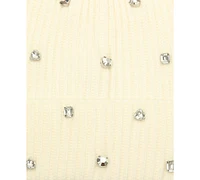 Kate Spade New York Women's Embellished Ribbed Beanie