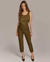 Donna Karan New York Women's Textured Ankle Pants