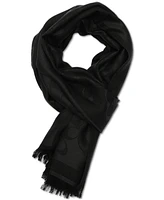 Coach Women's Signature C Logo Fringe-Trim Scarf