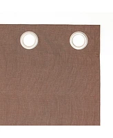 Duran Thermal Insulated 100% Blackout Grommet Curtain Panel