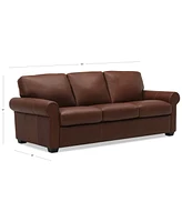 Norley Leather Sofa, Created for Macy's