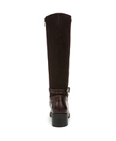 LifeStride Women's Brittany Wide Calf Knee High Riding Boots
