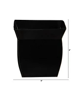 Slickblue 8" Fluted Metal Square Planter