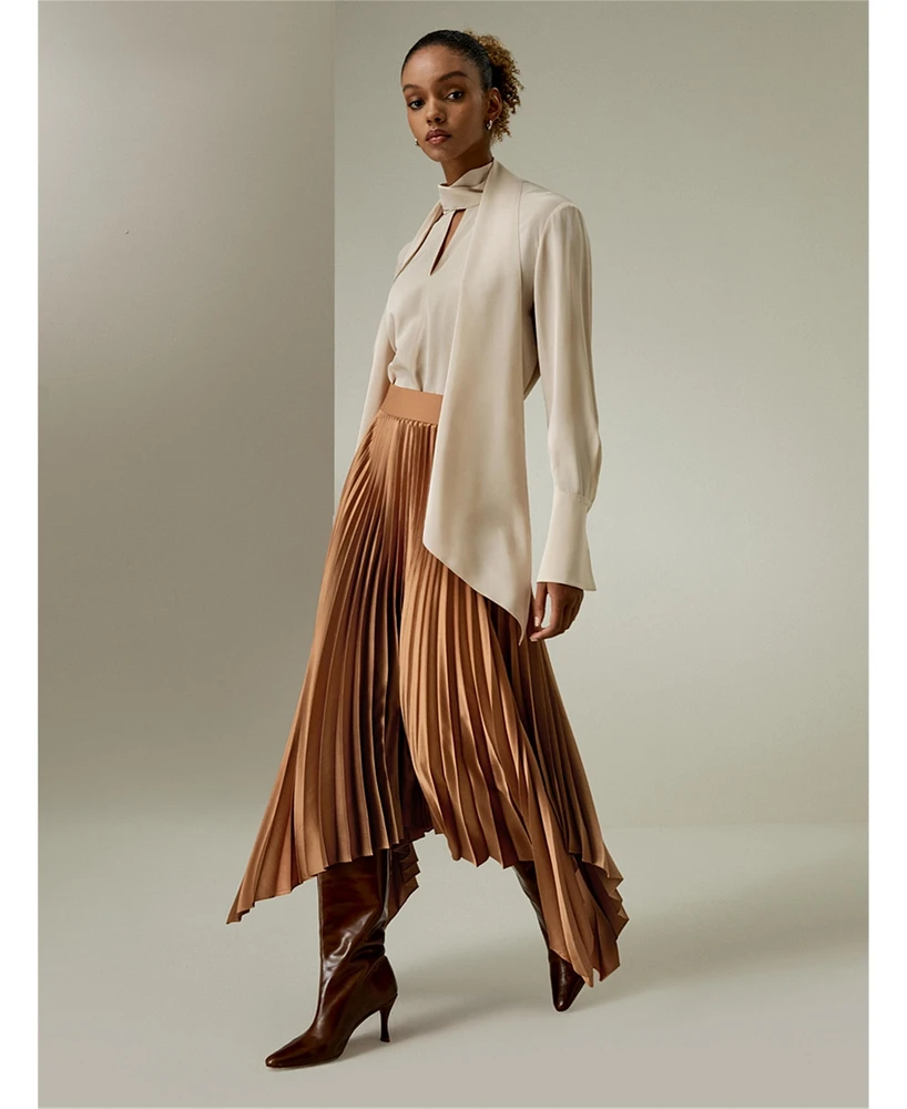 Lilysilk Women's Silk Statement Blouse
