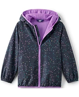 Lands' End Girls Waterproof Hooded Packable Rain Jacket