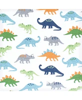 Hudson Baby Infant Boy Cotton Toddler Pillow Case, Dinosaurs, One Size