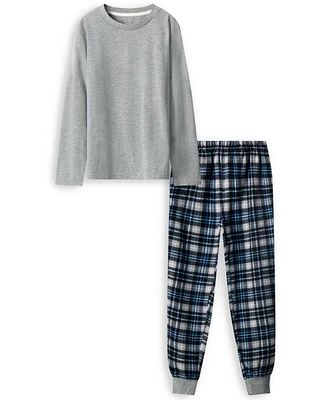 Boys Plaid 2pc Pajama Pant Set