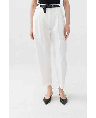 Nocturne Women's High Waist Pleated Pants