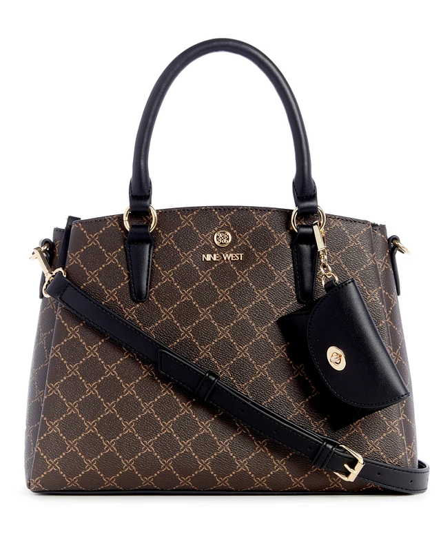 Handbags For Women Siera Top Zipper Satchel Bag Macy's Nine West