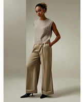 Sleeveless Cashmere Vest for Women